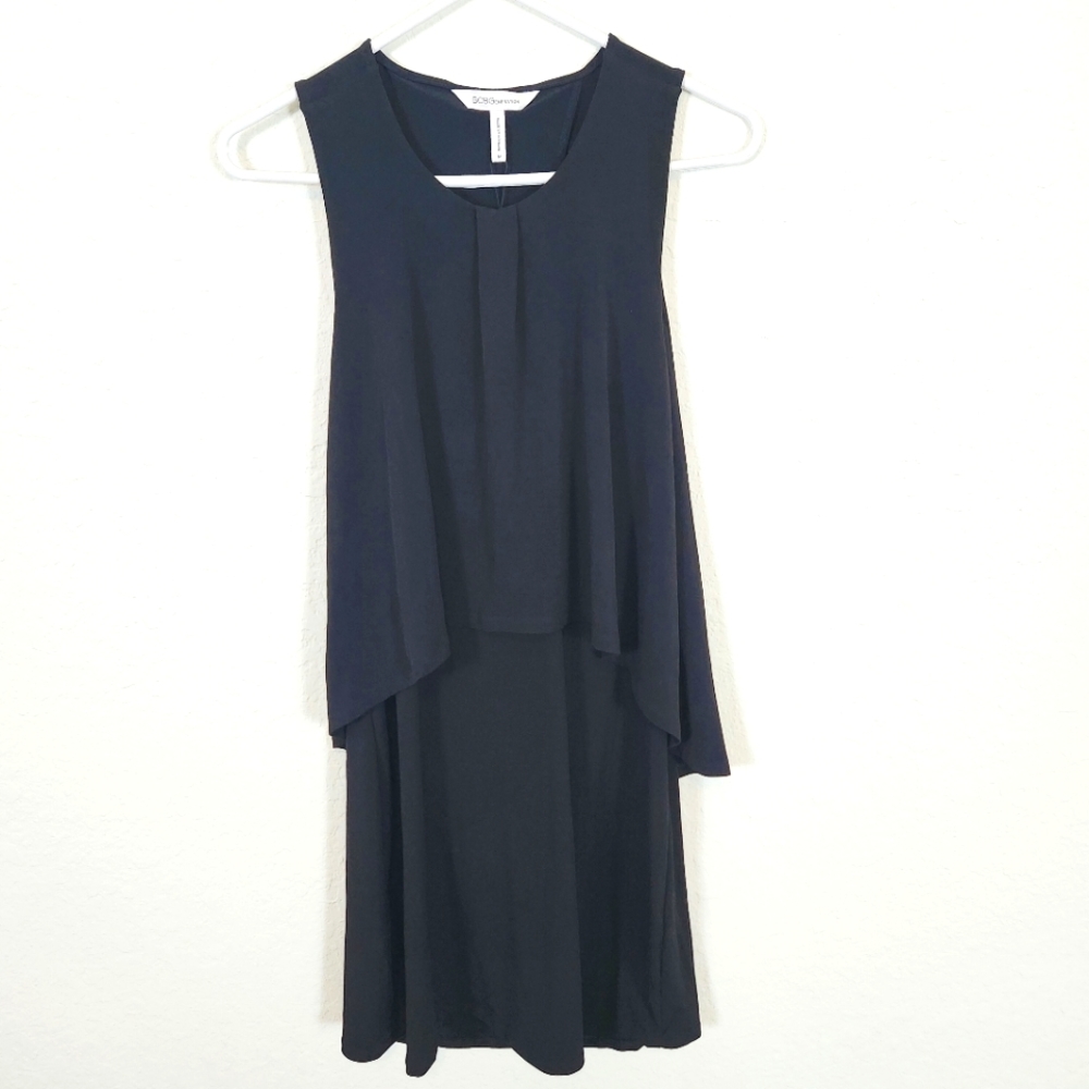 BCBGeneration | NWT Layered Sleeveless Dress Black Medium